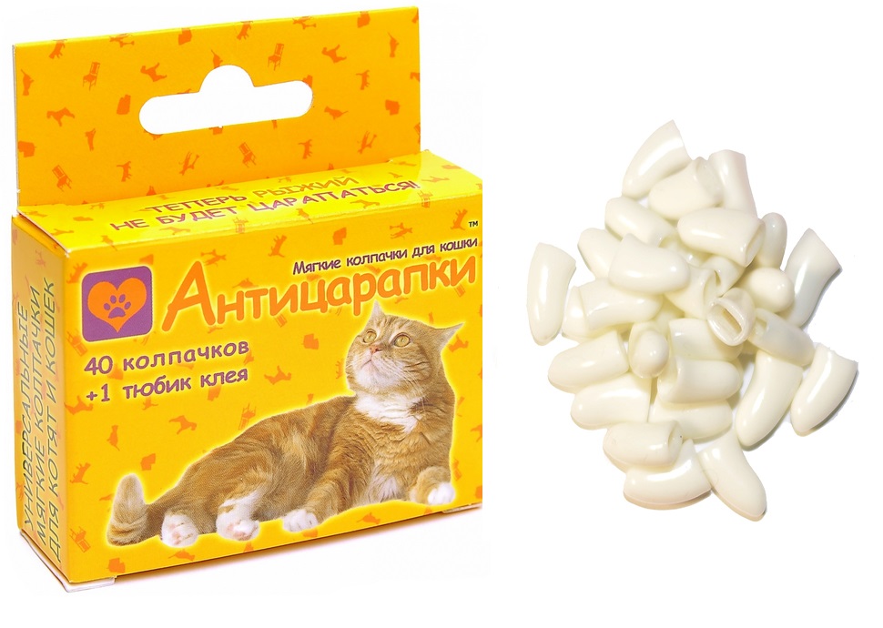 Спектр Антицарапки Белые, 40 шт + клей.