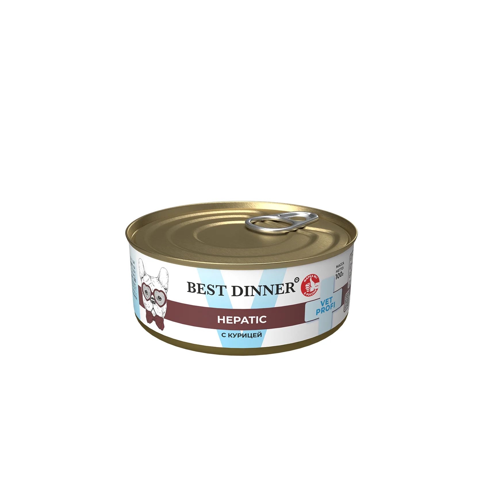 Best Dinner Vet Profi Hepatic, влажный корм для кошек с говядиной, 100 гр