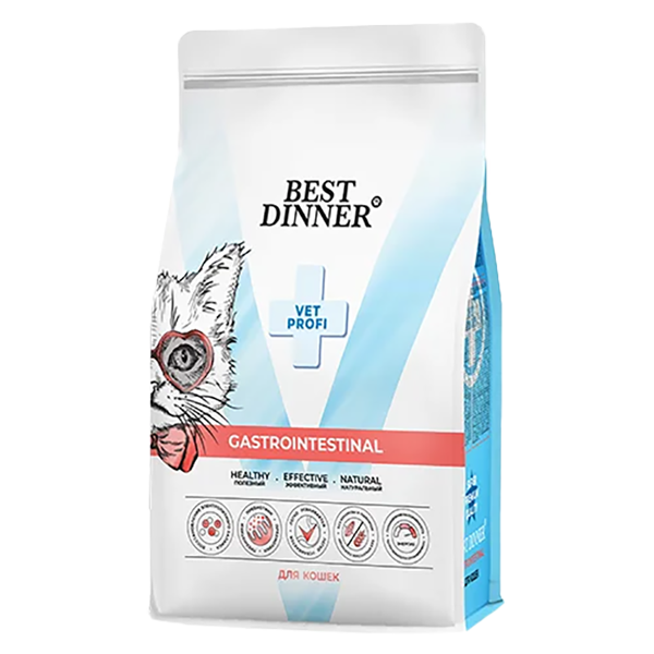 Best Dinner Vet Profi Gastrointestinal, сухой корм для кошек, 1, 5 кг