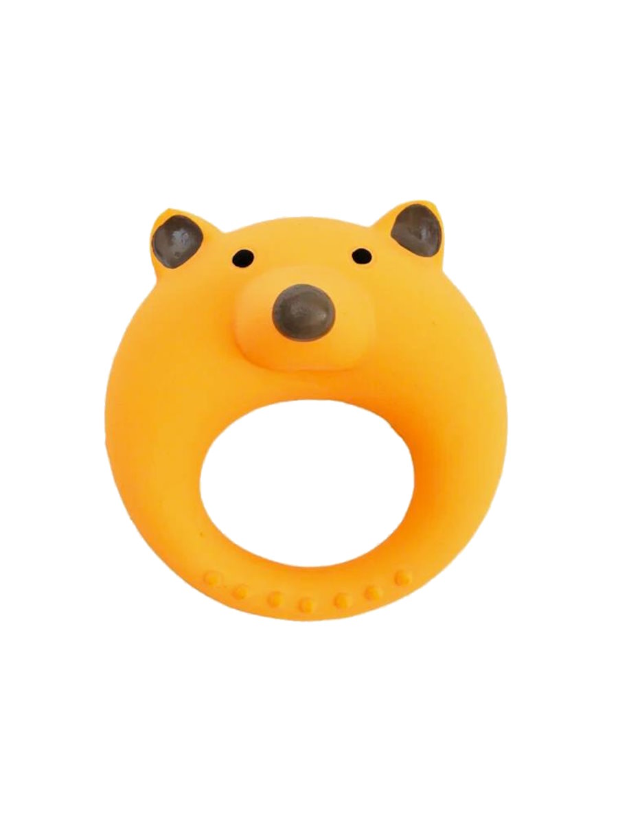 Игрушка латекс L-431 "Кольцо-лиса" 11 см