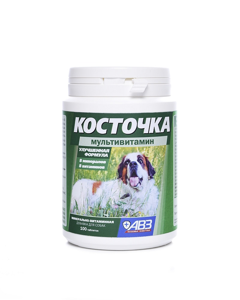 Косточка мультивитамин, 100таб, по 2г.