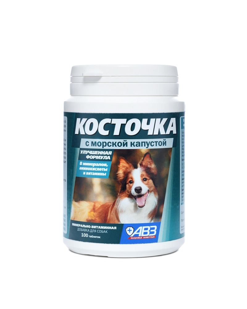 Косточка с морской капустой, 100таб, по 2г.