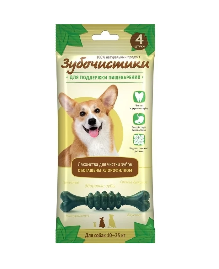 Деревенские лакомства. "Зубочистики" Мятные для собак средних пород, 70г ( арт. 73303983)