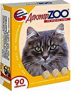 Доктор ZOO Мультивит  для кошек со вкусом сыра таб.№90 