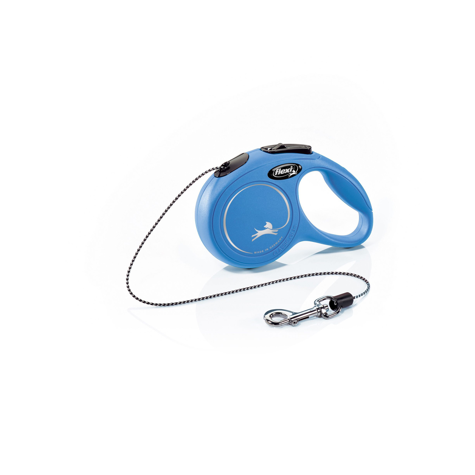 Поводок-рулетка Flexi New Classic CAT cord XS 3m 8 kg blue