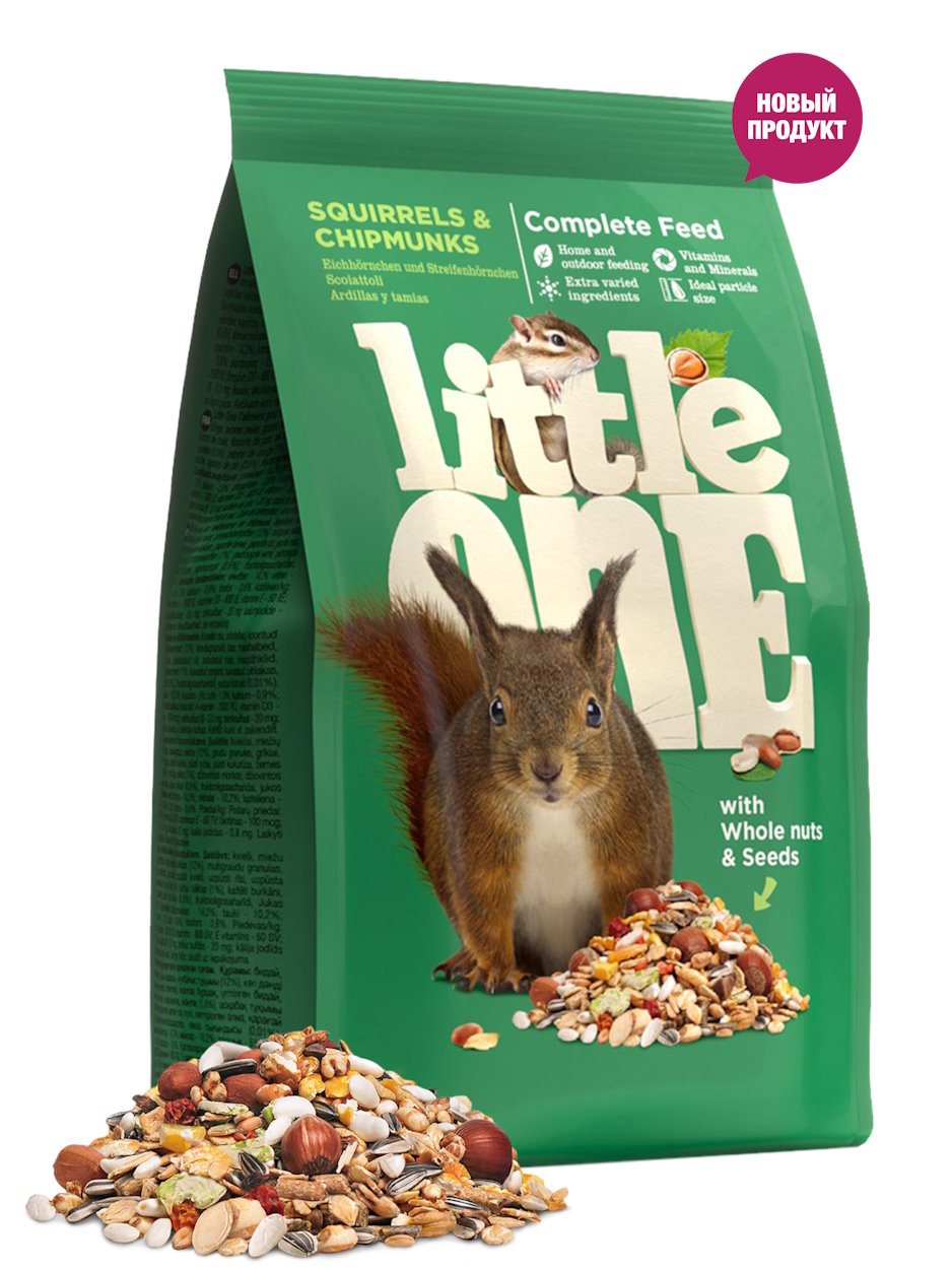 Little One Корм для белок и бурундуков 400 г (10/кор)
