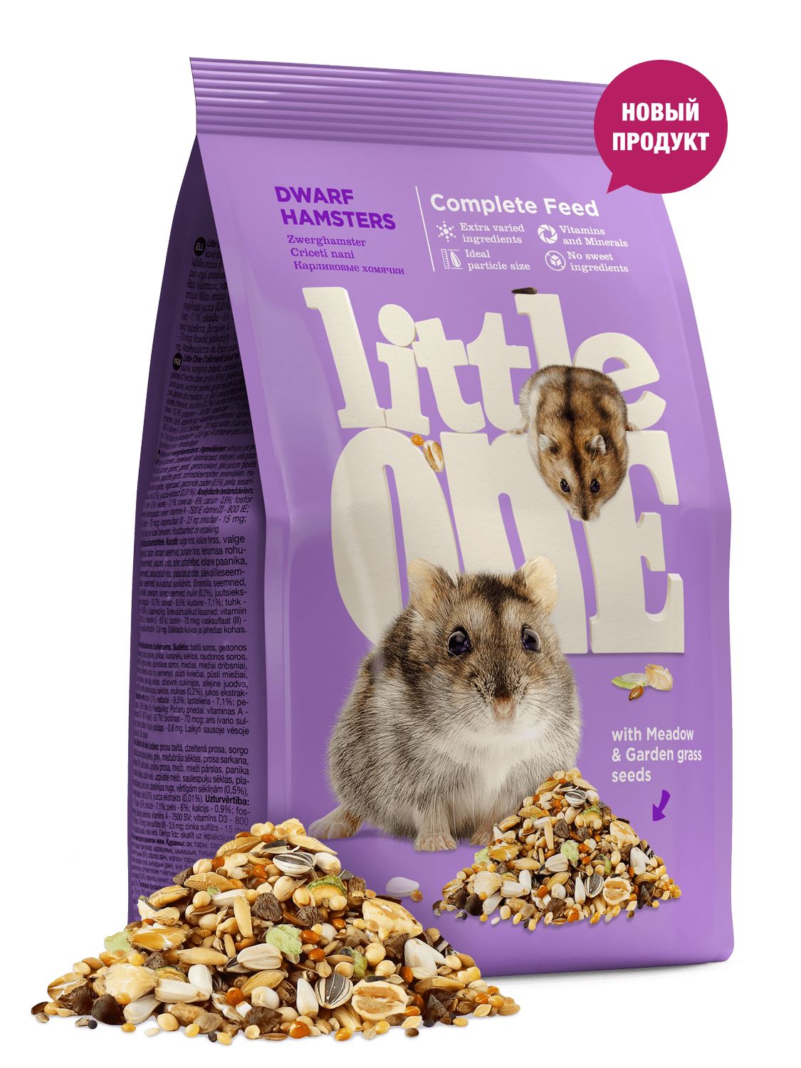 Little One Корм для карликовых хомячков 400 г (10/кор)