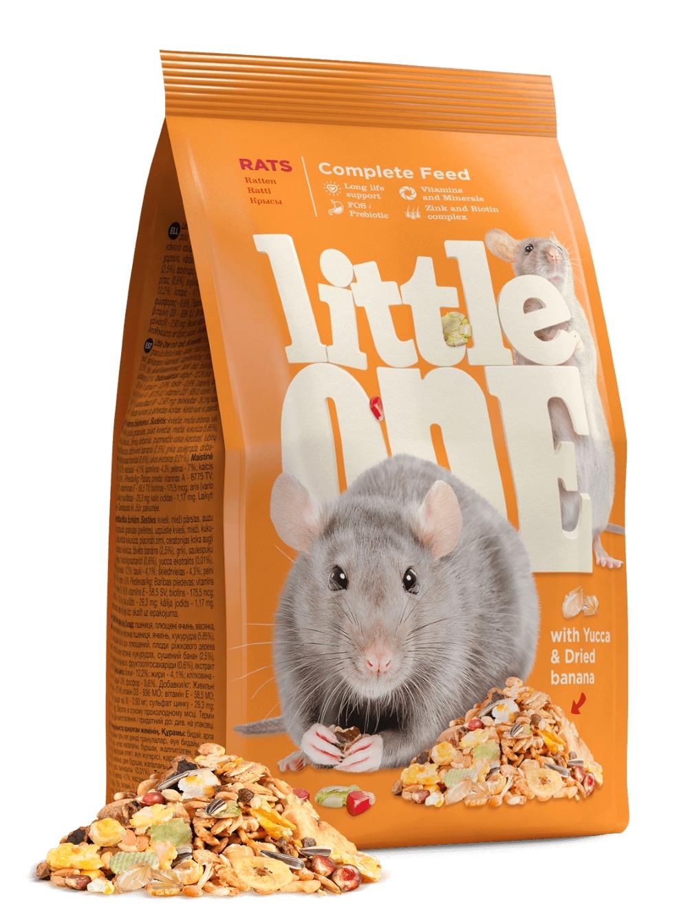 Little One Корм для крыс 900 г (4/кор)