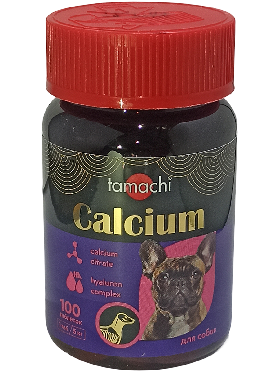 Tamachi Calcium для мелких собак, 100 таб.