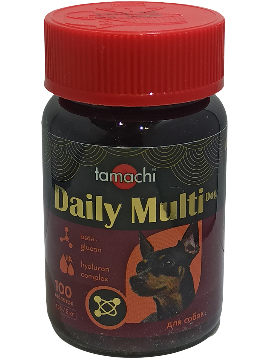Tamachi Daily Multi Dog для мелких собак, 100 таб.