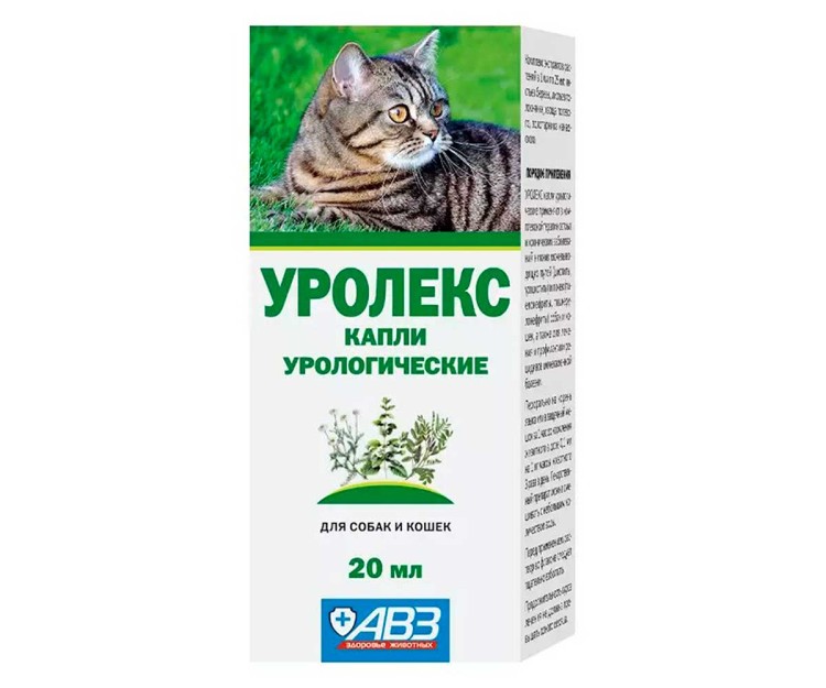 Уролекс капли д/кошек и собак 20мл