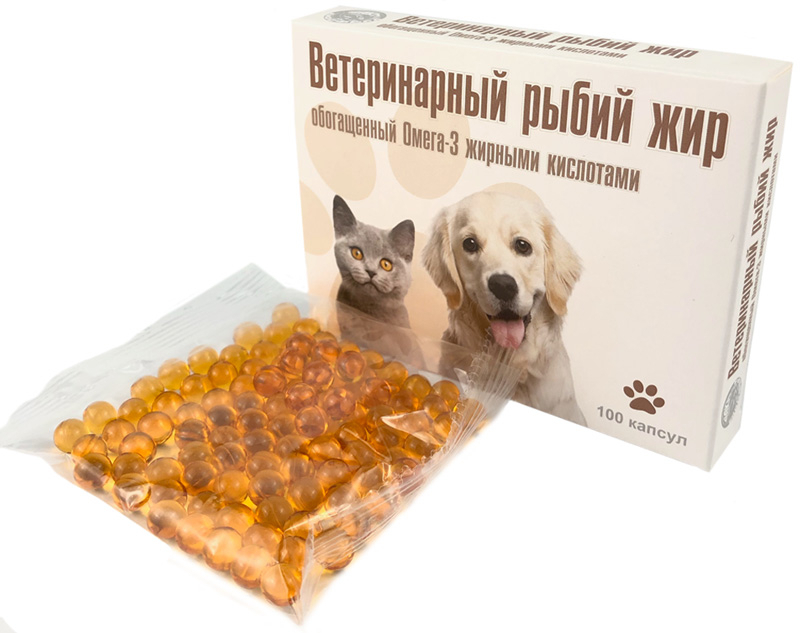 ВАКА Рыбий жир капс. с Омега-3 100 капс.