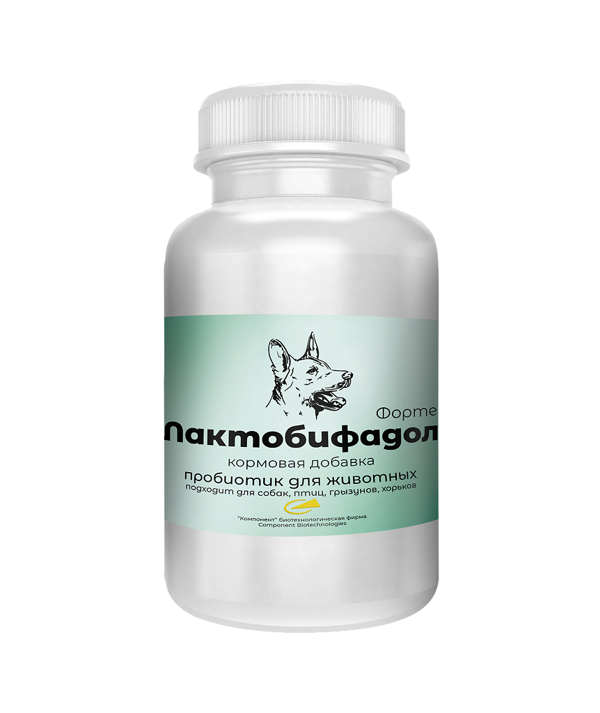 Лактобифадол Форте для собак, 50г банка