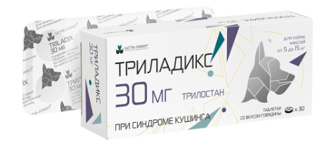 Триладикс 30 мг для собак от 5 до 15 кг №30