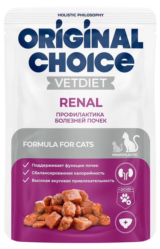 Original Choice VD Ренал 85 гр для кошек проф болезней почек